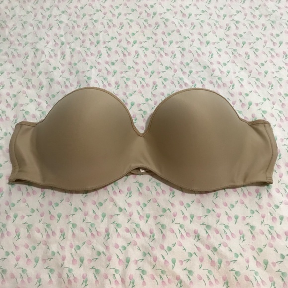 Lilyette Strapless Wired Bra 38C Tan Brown - Picture 2 of 9